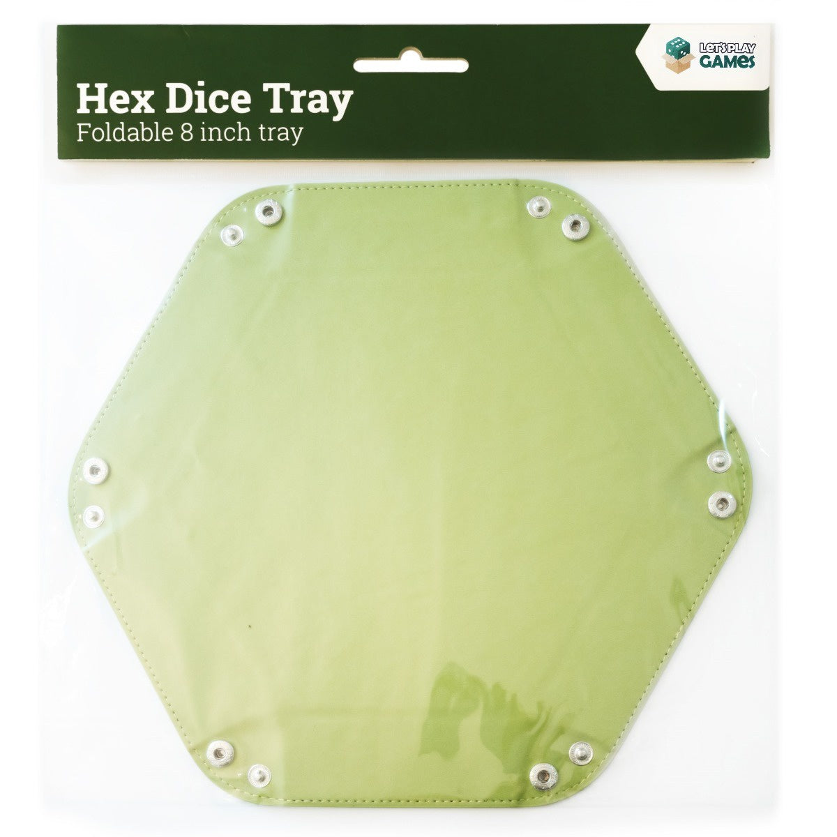 LPG Hex Dice Tray 8" Green-1