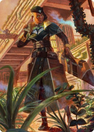 Vivien on the Hunt Art Card [Streets of New Capenna Art Series]-1