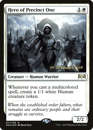Hero of Precinct One [Ravnica Allegiance Promos]-1