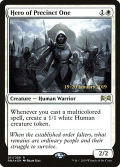 Hero of Precinct One [Ravnica Allegiance Promos]-1