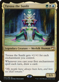 Tuvasa the Sunlit [Commander 2018]-1