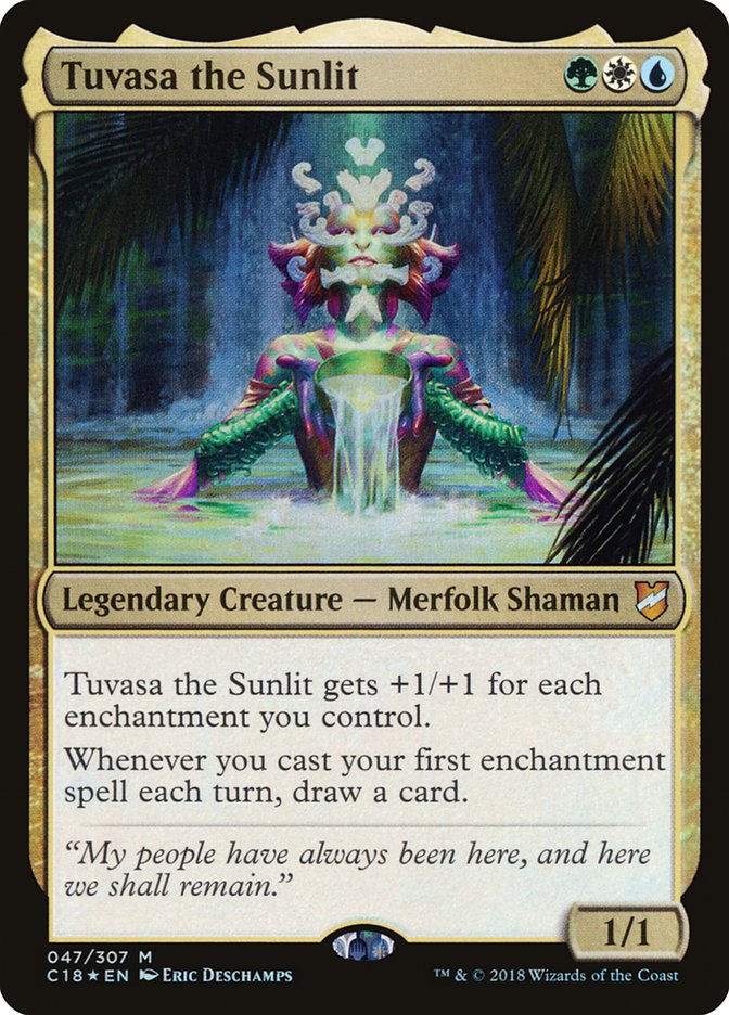 Tuvasa the Sunlit [Commander 2018]-1