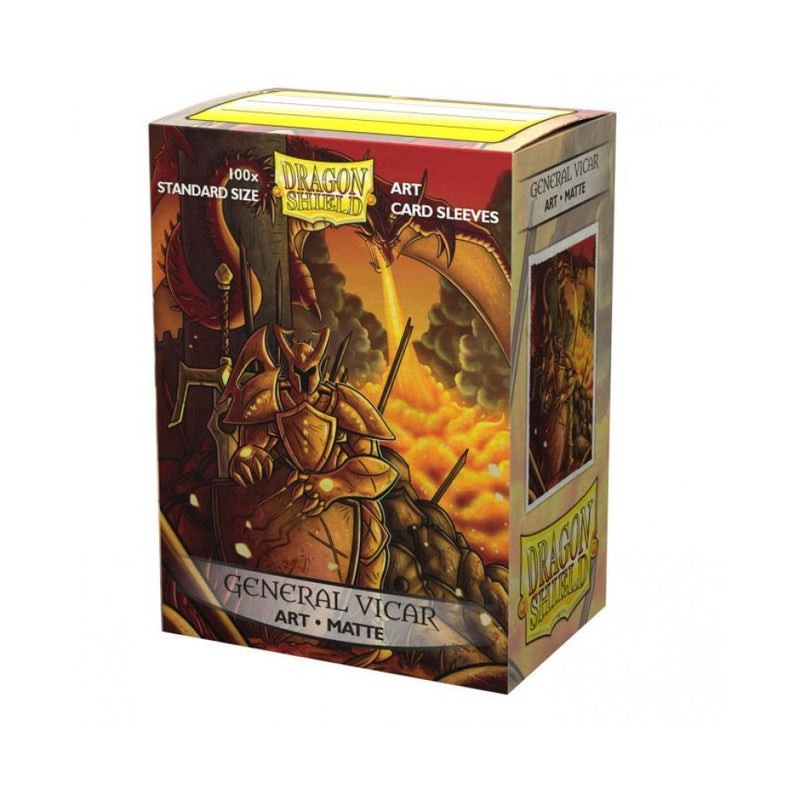 Sleeves - Dragon Shield - Box 100 - MATTE Art - General Vicar-1