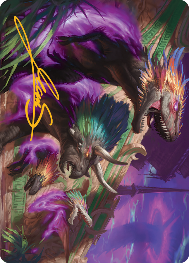 Burning Sun's Fury Art Card (Gold-Stamped Signature) [March of the Machine Art Series]-1