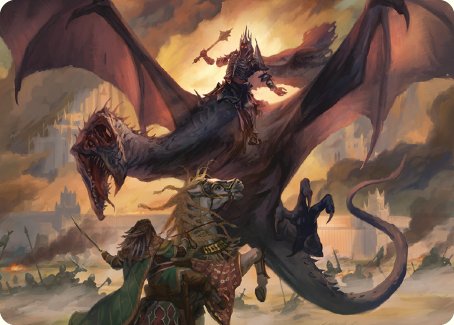 Witch-king, Bringer of Ruin Art Card [The Lord of the Rings: Tales of Middle-earth Art Series]-1