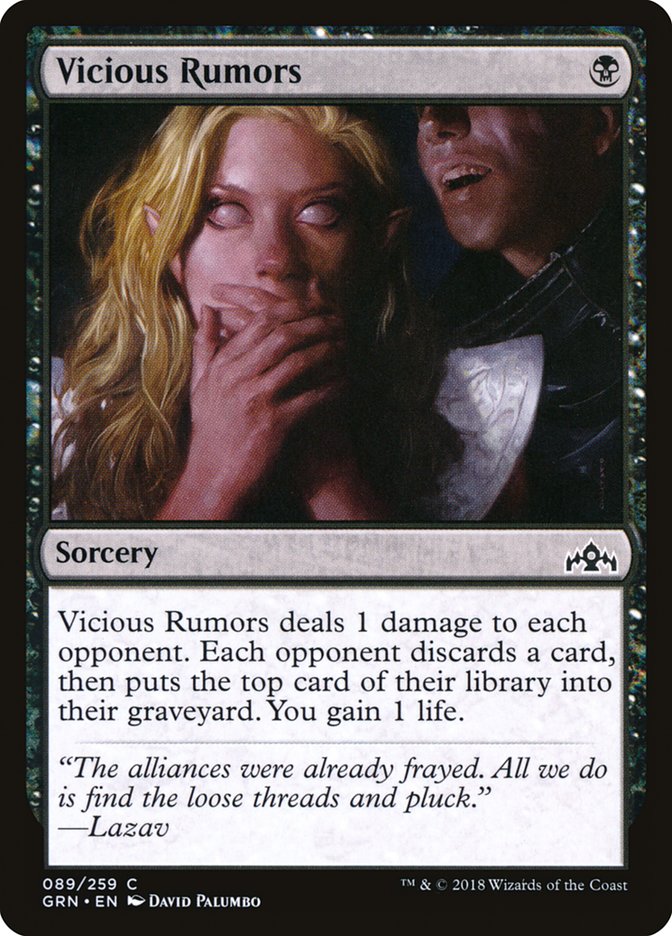 Vicious Rumors [Guilds of Ravnica]-1