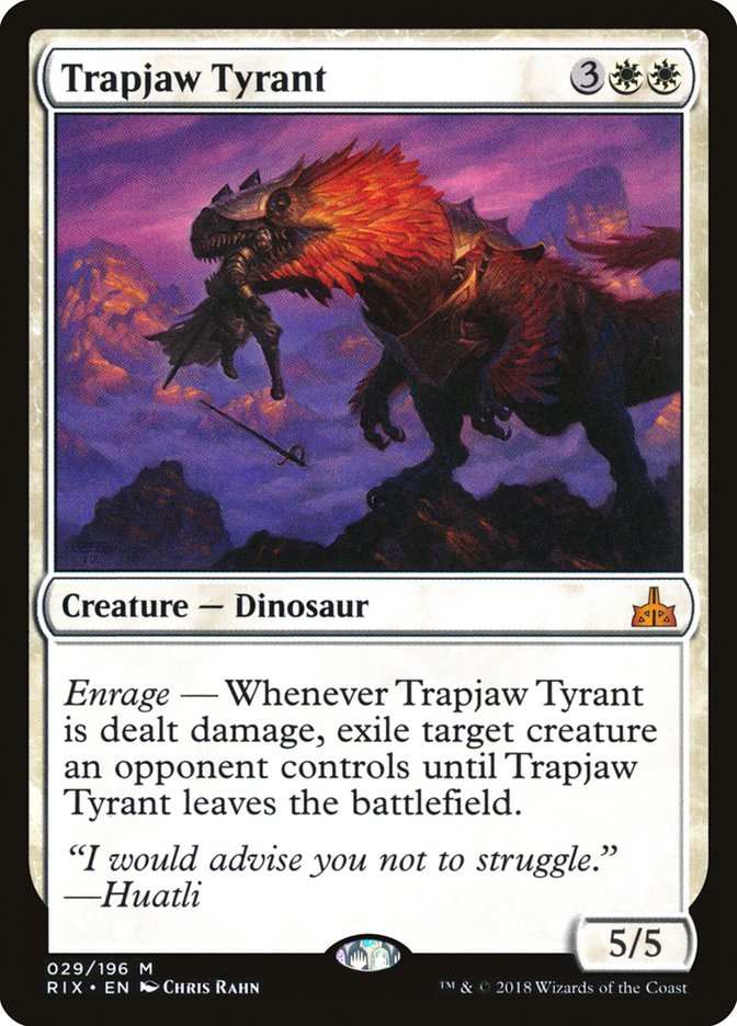 Trapjaw Tyrant [Rivals of Ixalan]-1