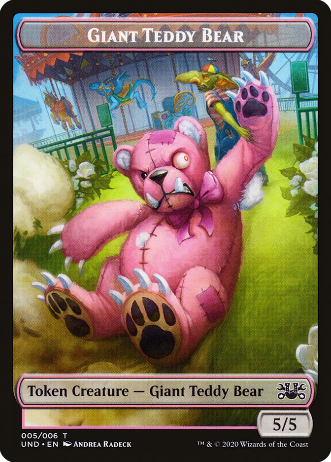 Giant Teddy Bear // Acorn Stash Double-Sided Token [Unsanctioned Tokens]-1