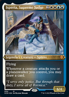 Isperia, Supreme Judge (Foil Etched) [Starter Commander Decks]-1
