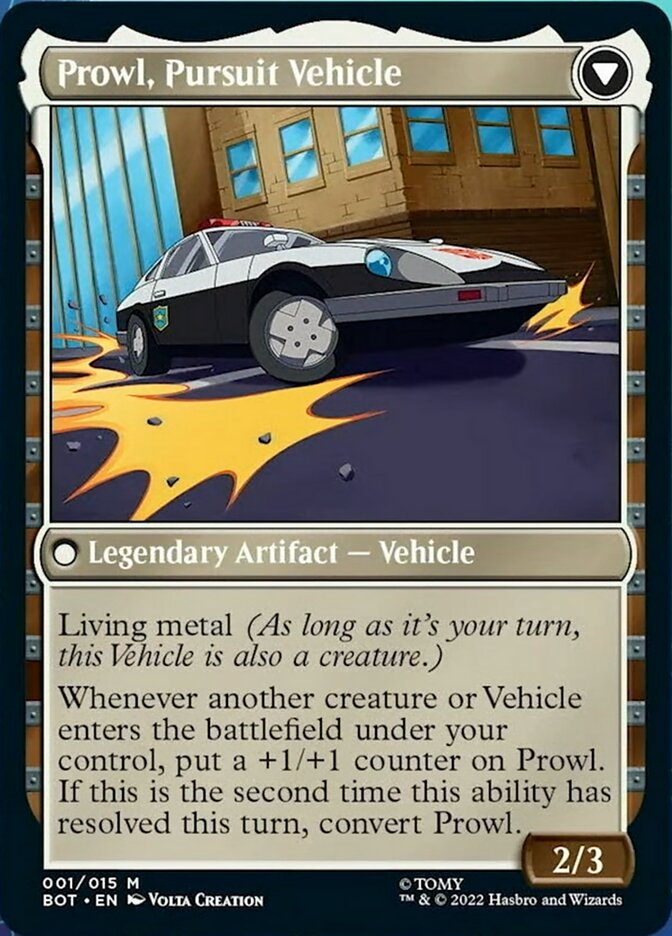 Prowl, Stoic Strategist // Prowl, Pursuit Vehicle [Transformers]-2