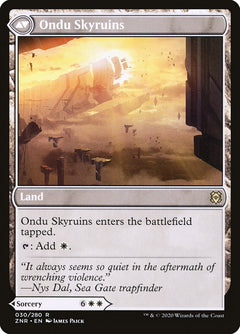 Ondu Inversion // Ondu Skyruins [Zendikar Rising]-2