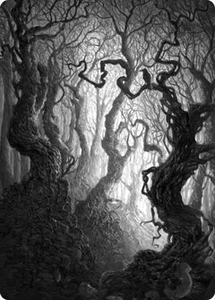 Forest 2 Art Card [Innistrad: Midnight Hunt Art Series]-1
