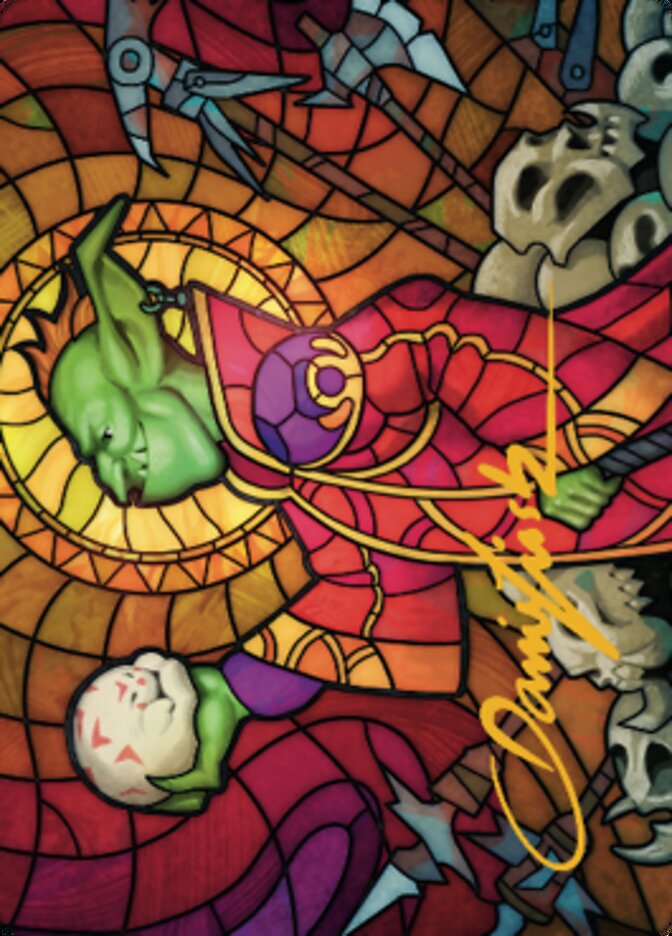 Squee, Dubious Monarch Art Card (Gold-Stamped Signature) [Dominaria United Art Series]-1