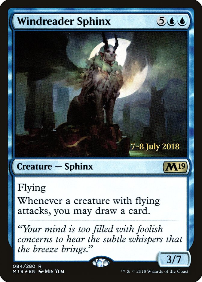Windreader Sphinx [Core Set 2019 Prerelease Promos]-1