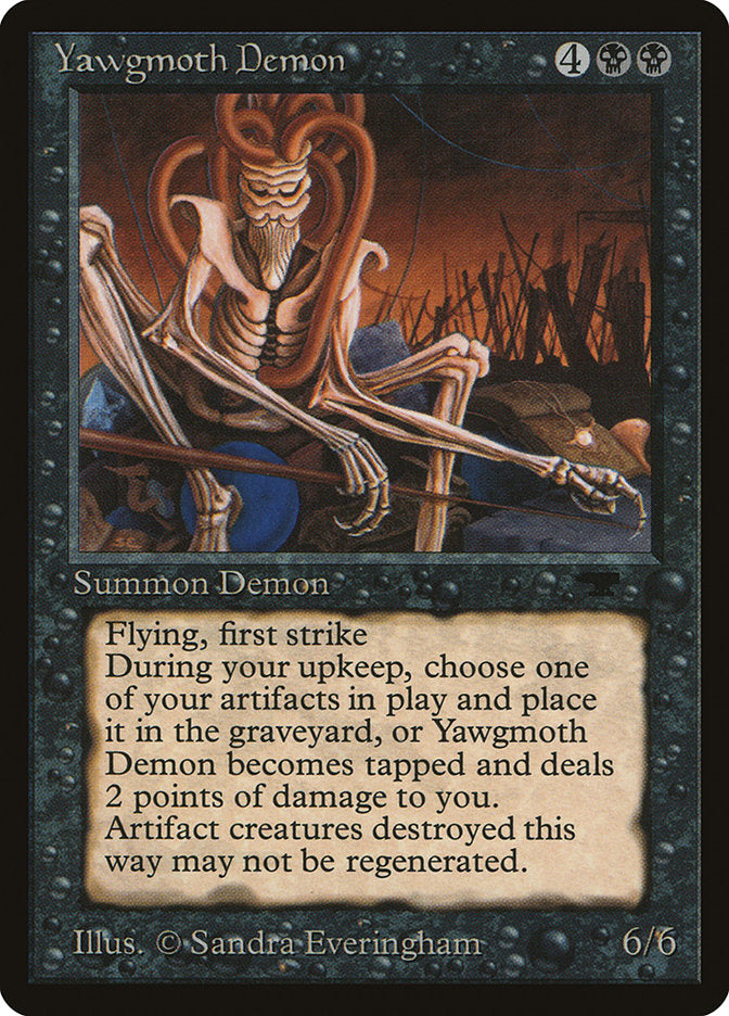Yawgmoth Demon [Antiquities]-1