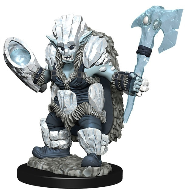 D&D Wizkids Wardlings Painted Miniatures Ice Orc and Ice Worm-1