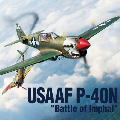 Academy 1/48 USAAF P-40N Warhawk "Battle of Imphal" Plastic Model Kit *Aus Decals*-1