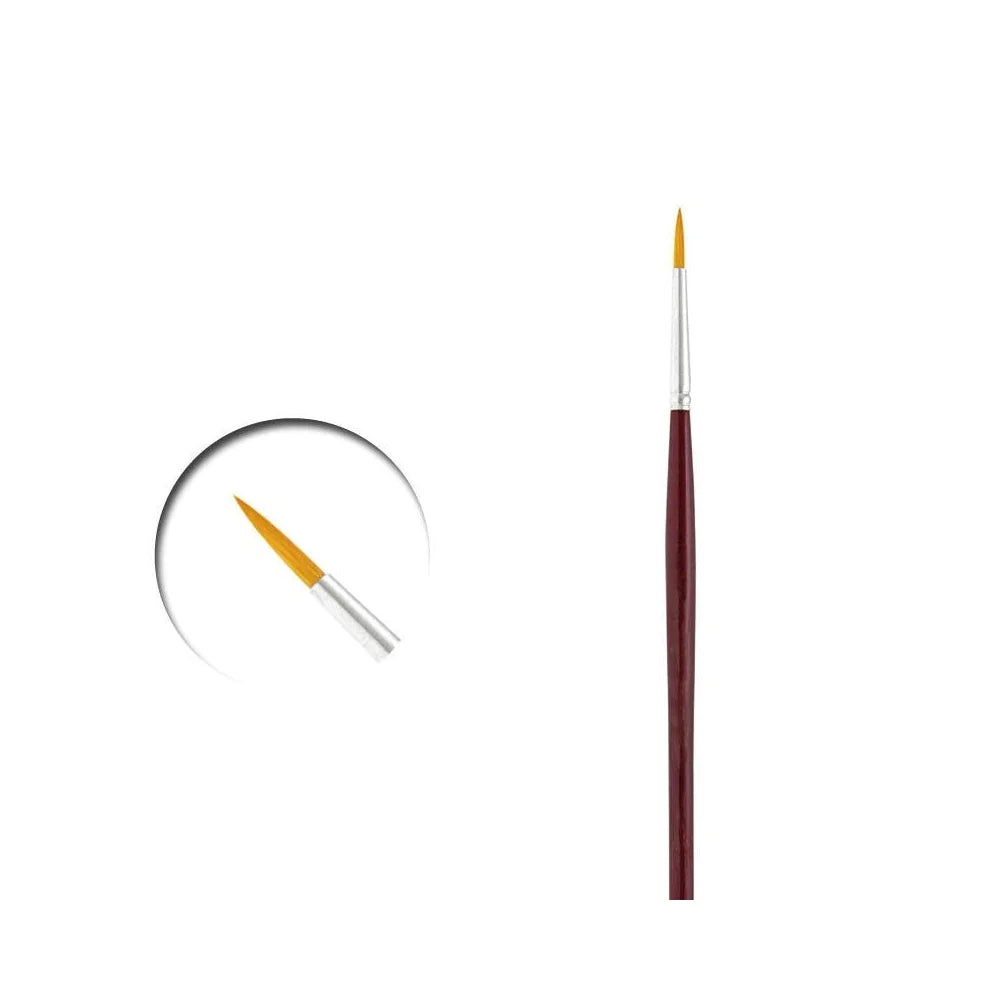 Vallejo Round Toray Brush No.2/0 Paint Brush [P54020]-1