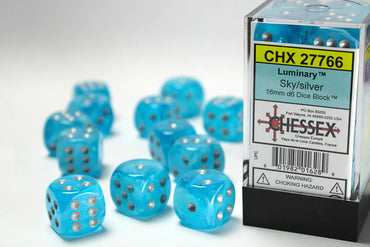 CHX 27766 Luminary 16mm d6 Sky/Silver Block (12)