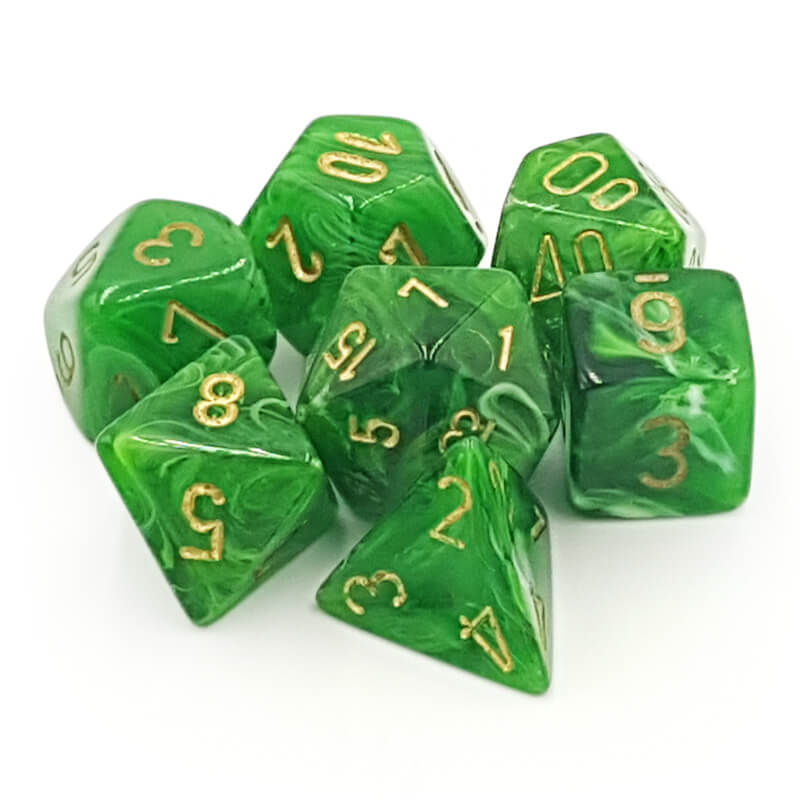 CHX 26425 Gemini Green/Gold 7-Die Set-1