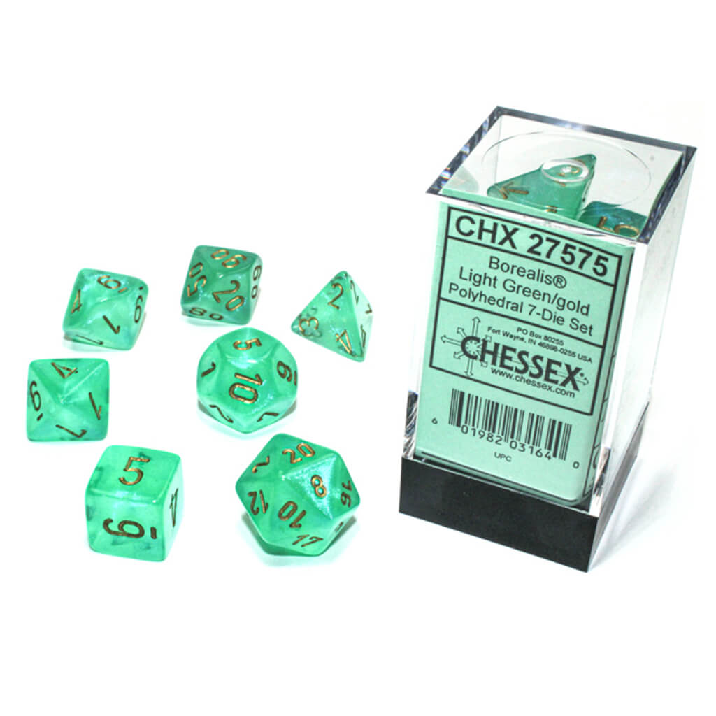 CHX 27575 Borealis Polyhedral Light Green/Gold Luminary-1