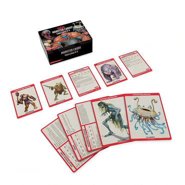 D&D Spellbook Cards Monster Challenge Deck 0-5 (179 cards)