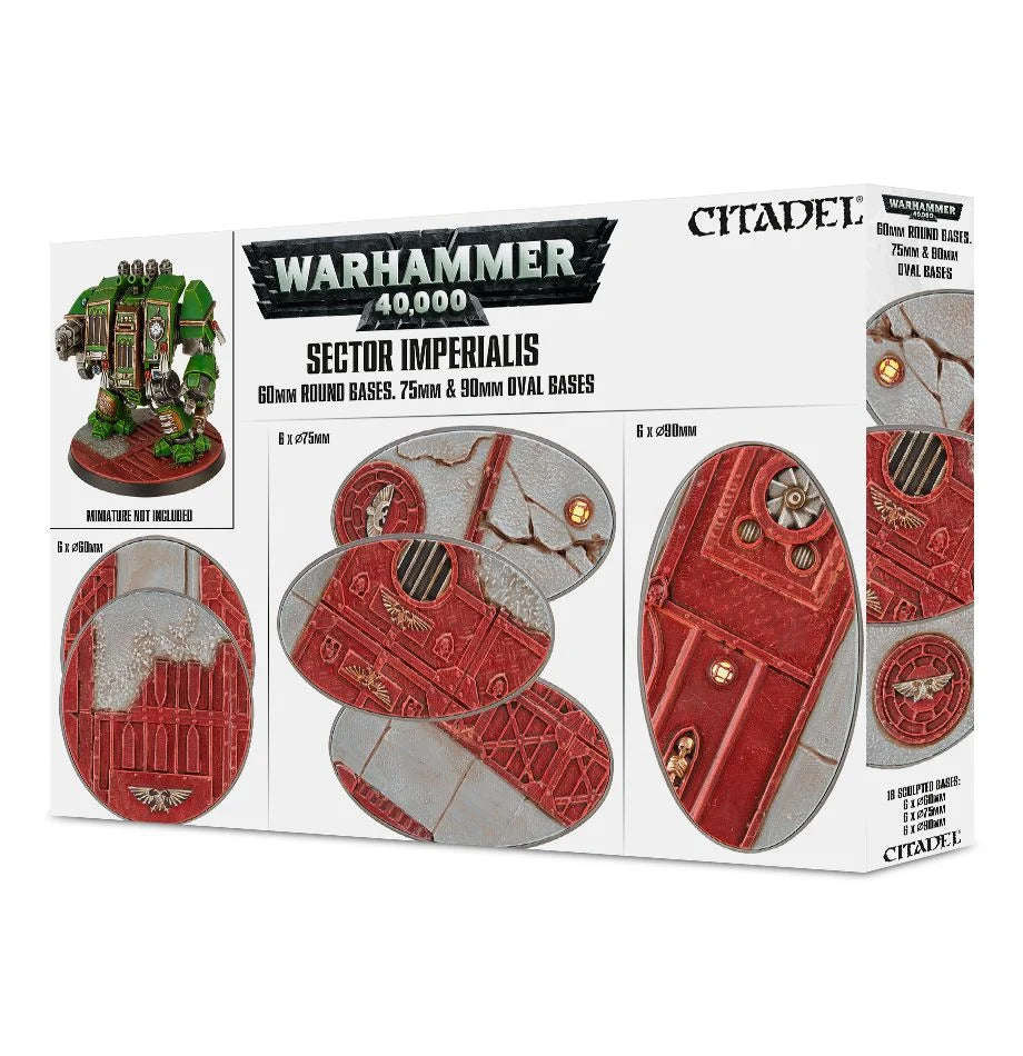 Sector Imperialis: 60mm Round & 75/90mm Oval Bases-1