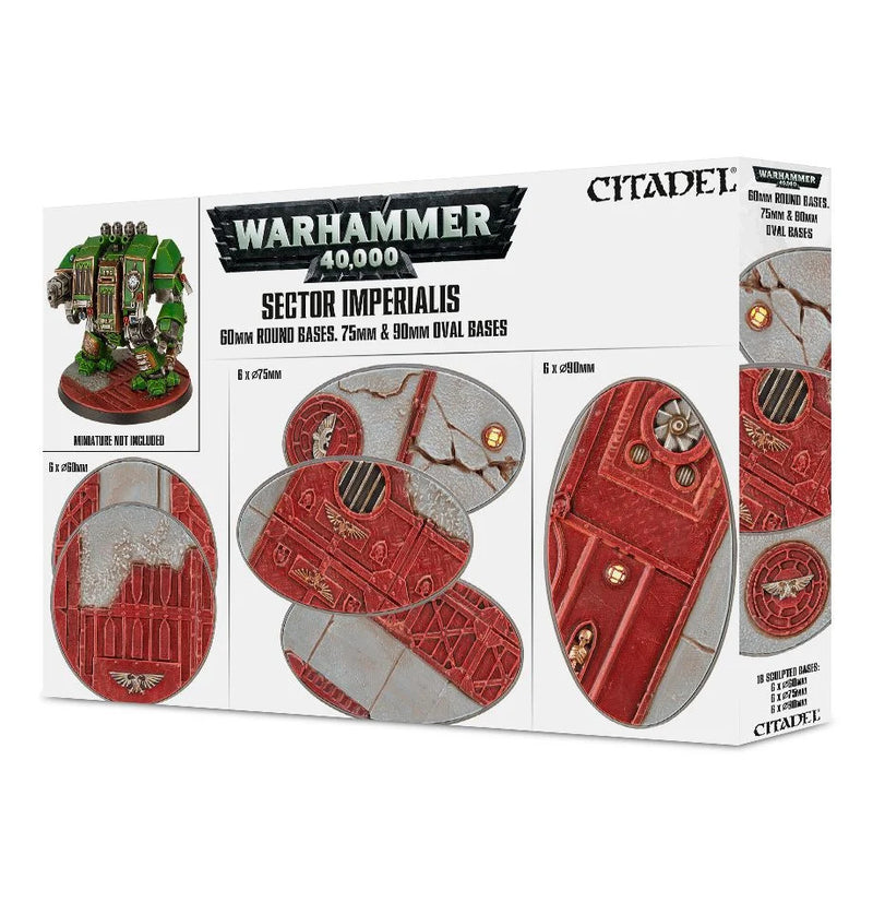 Sector Imperialis: 60mm Round & 75/90mm Oval Bases-1