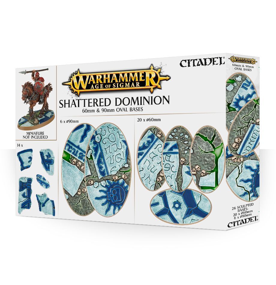 AOS: Shattered Dominion: 60 & 90mm Oval Bases-1