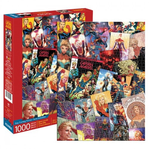 Marvel Captain Marvel Comic Collage Puzzle 1000pc-1
