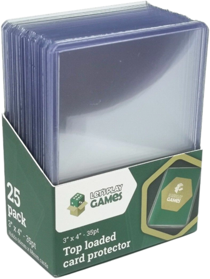 LPG Toploader Card Protector 3"x4" 35pt-1