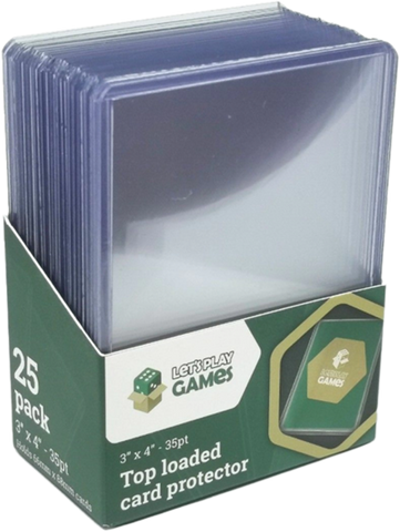 LPG Toploader Card Protector 3"x4" 35pt