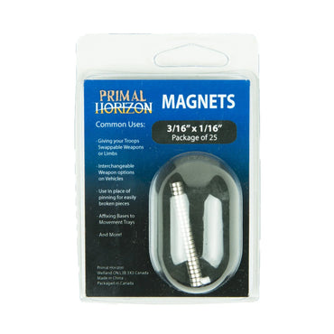 Primal Horizon 3/16" x 1/16" Magnets