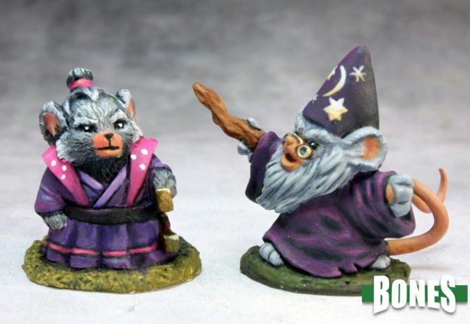 Reaper: Bones: Mousling Sorcerer and Samurai