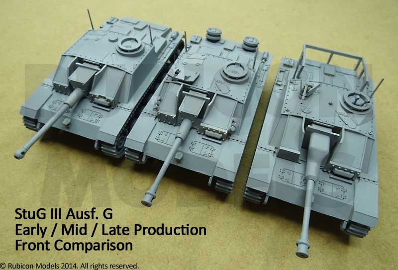 Rubicon StuG III Ausf G – Early / Mid / Late Production-2