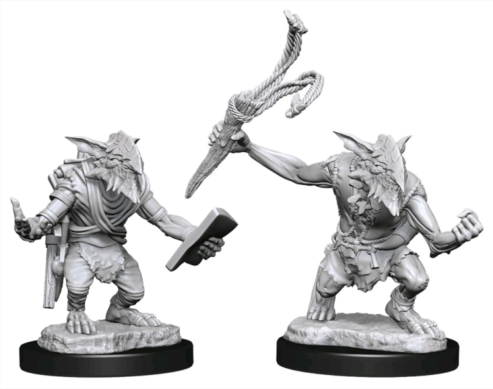Magic the Gathering Unpainted Miniatures Goblin Guide & Bushwacker