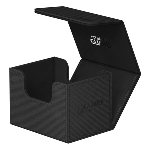Ultimate Guard Sidewinder 100+ Xenoskin Monocolor Black Deck Box-3