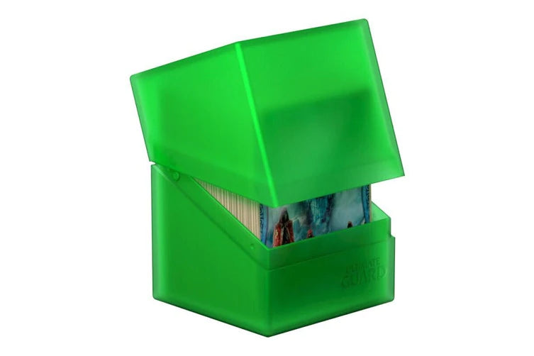 Ultimate Guard Boulder Deck Case 100+ Standard Size Emerald Deck Box-1