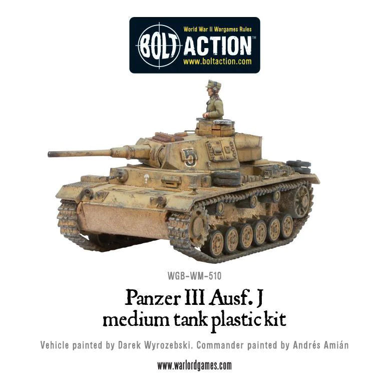 Panzer III Medium Tank (Plastic)-4