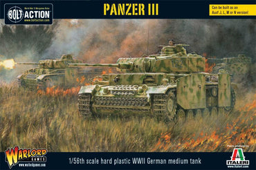 Panzer III Medium Tank (Plastic)