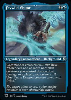 Feywild Visitor (Foil Etched) [Commander Legends: Battle for Baldur's Gate]-1