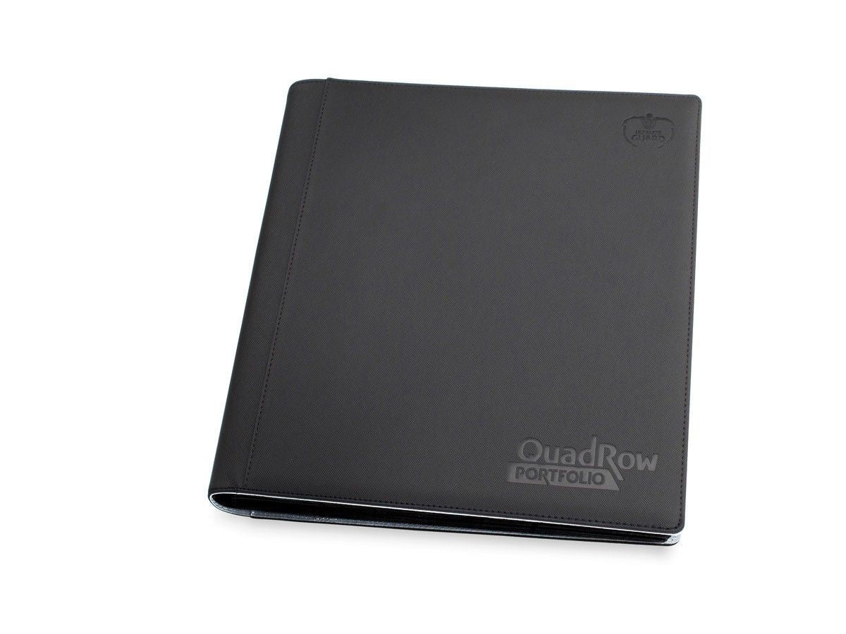 Ultimate Guard 12-Pocket QuadRow Portfolio XenoSkin Black Folder-1