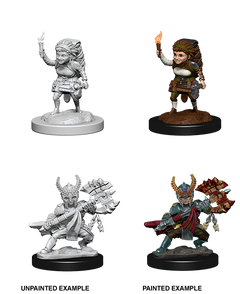 D&D Nolzurs Marvelous Unpainted Miniatures Female Halfling Fighter-1