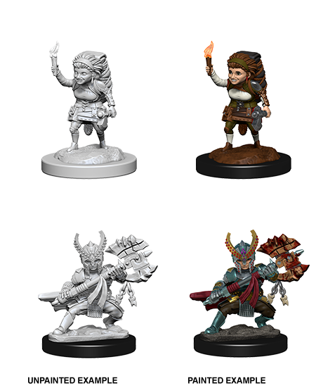 D&D Nolzurs Marvelous Unpainted Miniatures Female Halfling Fighter-1