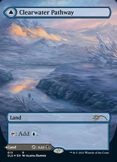 Clearwater Pathway // Murkwater Pathway (Borderless) [Secret Lair: Ultimate Edition 2]-1