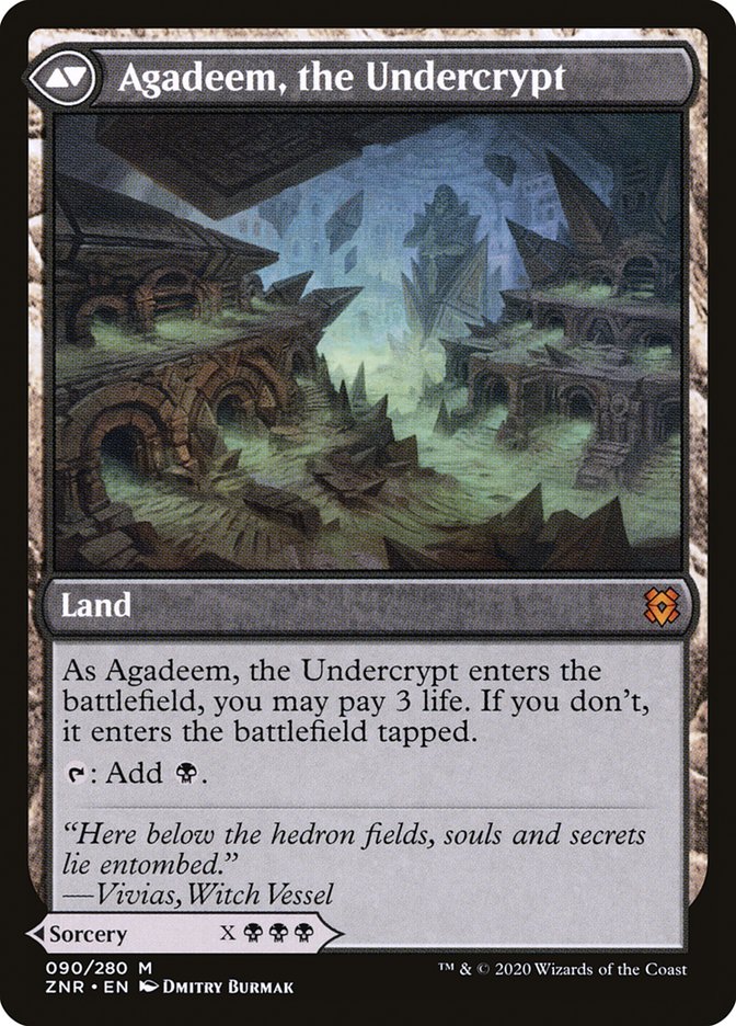 Agadeem's Awakening // Agadeem, the Undercrypt [Zendikar Rising]-2