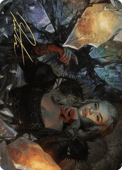 Prophetic Prism Art Card (Gold-Stamped Signature) [Wilds of Eldraine Art Series]-1