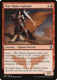 War-Name Aspirant [Khans of Tarkir]-1