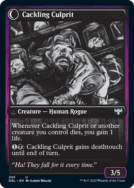 Panicked Bystander // Cackling Culprit [Innistrad: Double Feature]-2