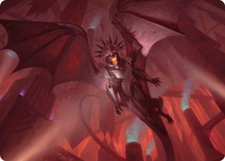Ziatora, the Incinerator Art Card [Streets of New Capenna Art Series]-1